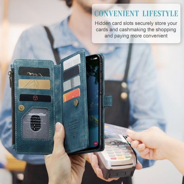 CaseMe Samsung Galaxy A17 -suojakuori, C30-sarja, sininen