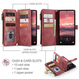 CaseMe Samsung Galaxy A17 suojakotelo C30-sarja, punainen