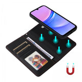 Betopnice Samsung Galaxy A17 Suojakotelo irrotettavalla kuorella 005 Musta