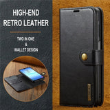 Dg.Ming Samsung Galaxy A17 Kotelo irrotettavalla kuorella Musta