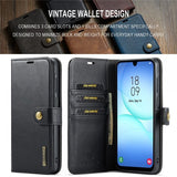 Dg.Ming Samsung Galaxy A17 Kotelo irrotettavalla kuorella Musta