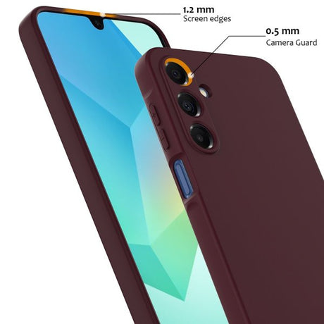 Samsung Galaxy A17 Kuoret hihnalla silikoninen MagSafe Viininpunainen