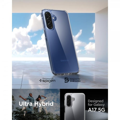 Spigen Samsung Galaxy A17 Ultra Hybrid läpinäkyvä suojakuori