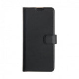 Xqisit Samsung Galaxy A22 4G -kotelo Slim Wallet Selection Musta