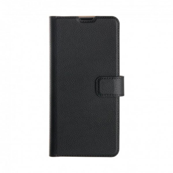 Xqisit Samsung Galaxy A22 5G Suojakotelo Slim Wallet Selection Musta