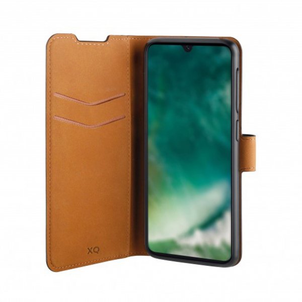 Xqisit Samsung Galaxy A22 5G Suojakotelo Slim Wallet Selection Musta