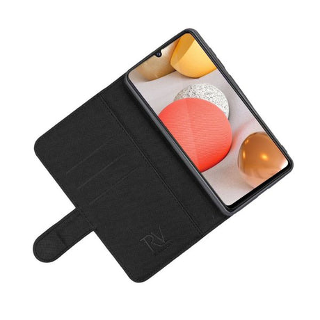 Rvelon Samsung Galaxy A22 4G -kotelo magneettinen irrotettava kuori, musta