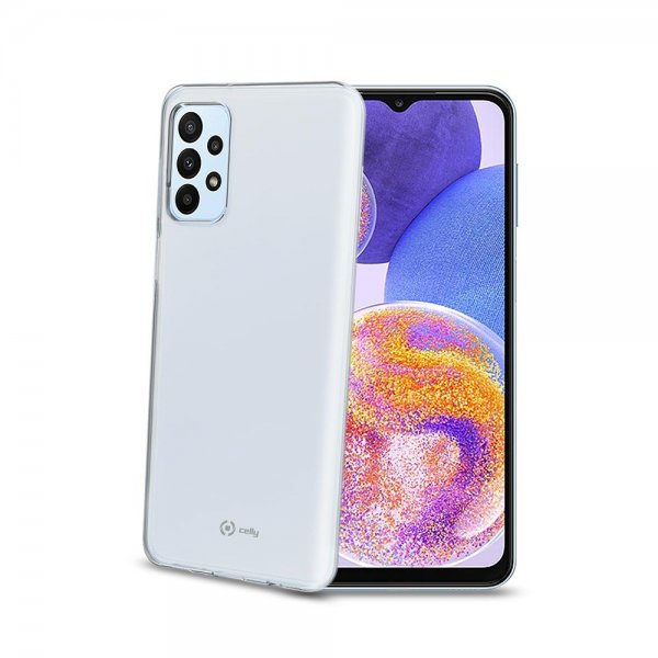 Celly Samsung Galaxy A23 5G Suojakuori GELSKIN Läpinäkyvä