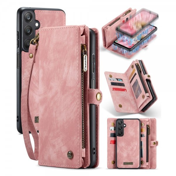 CaseMe Samsung Galaxy A25 -kotelo, 008 Series, irrotettava kuori, pinkki