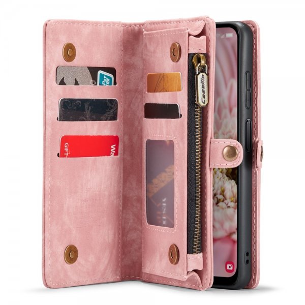 CaseMe Samsung Galaxy A25 -kotelo, 008 Series, irrotettava kuori, pinkki