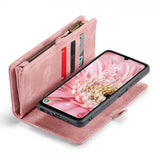 CaseMe Samsung Galaxy A25 -kotelo, 008 Series, irrotettava kuori, pinkki