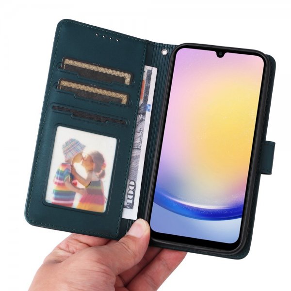 Betopnice Samsung Galaxy A25 -kotelo irrotettavalla kuorella 005 Sininen