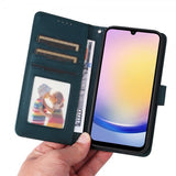 Betopnice Samsung Galaxy A25 -kotelo irrotettavalla kuorella 005 Sininen