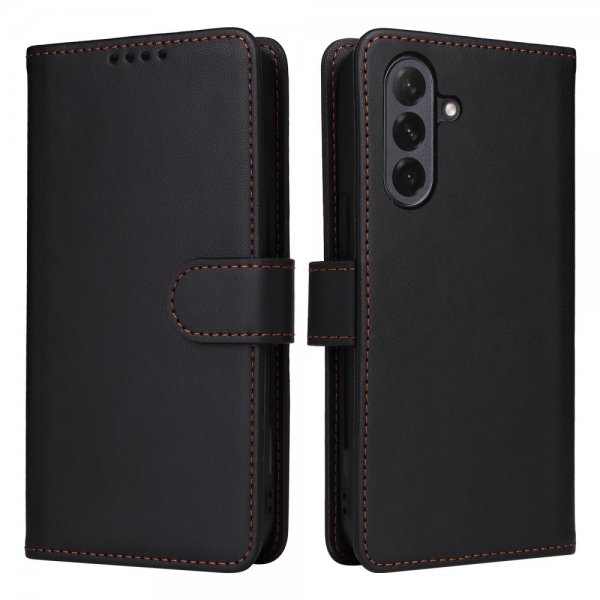 Betopnice Samsung Galaxy A26 Kotelo Irrotettavalla Kuorella 005 Musta