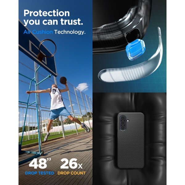 Spigen Samsung Galaxy A26 Kuori Liquid Air Matte Black