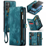 CaseMe Samsung Galaxy A34 5G -suojakotelo 008 Series, irrotettava kuori, petroli