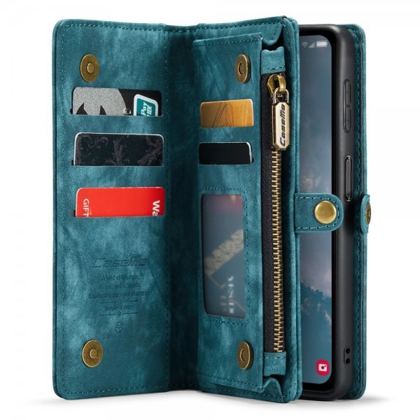 CaseMe Samsung Galaxy A34 5G -suojakotelo 008 Series, irrotettava kuori, petroli