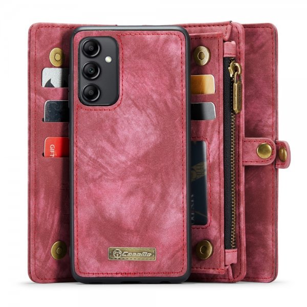 CaseMe Samsung Galaxy A34 5G -suojakotelo 008 Series, irrotettava kuori, punainen