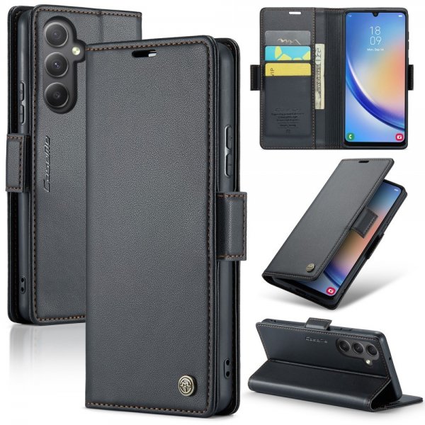CaseMe Samsung Galaxy A34 5G Suojakuori 023 Series Musta