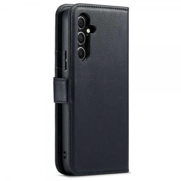 Dg.Ming Samsung Galaxy A34 5G Kotelo irrotettavalla kuorella, musta