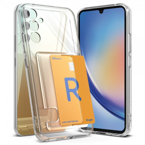 Ringke Samsung Galaxy A34 5G Suojakuori Fusion Card Clear