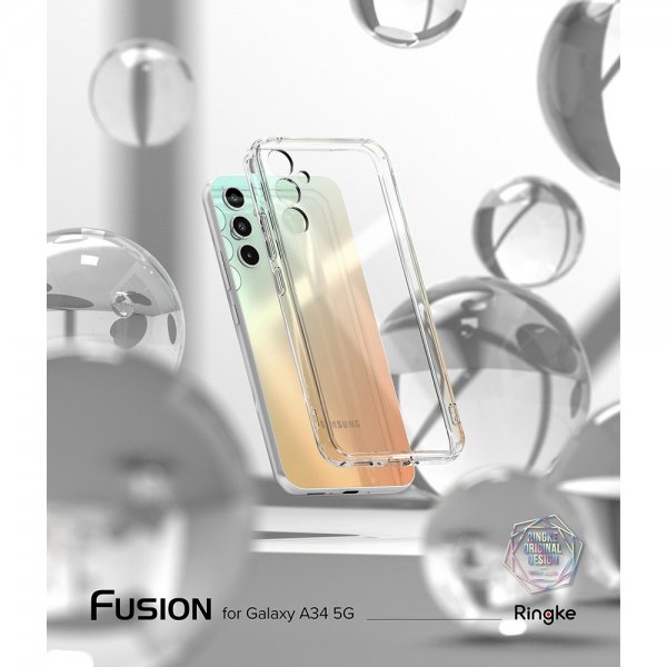 Ringke Samsung Galaxy A34 5G kuori Fusion Clear