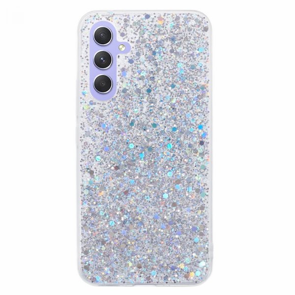 Nordic Covers Samsung Galaxy A34 5G kuori, Sparkle Series, Stardust Silver