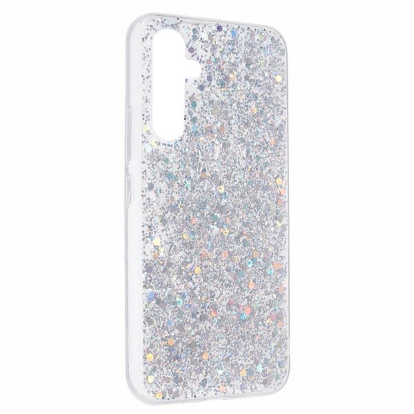 Nordic Covers Samsung Galaxy A34 5G kuori, Sparkle Series, Stardust Silver
