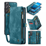 CaseMe Samsung Galaxy A35 -kotelo, 008 Series, irrotettava kuori, sininen