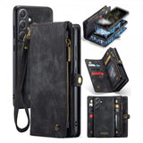 CaseMe Samsung Galaxy A35 -kotelo 008 Series, irrotettava kuori, musta