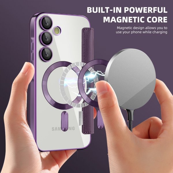 Samsung Galaxy A35 MagSafe-kotelo, violetti