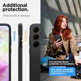 Spigen Samsung Galaxy A35 -suojakuori Liquid Air Matte Black