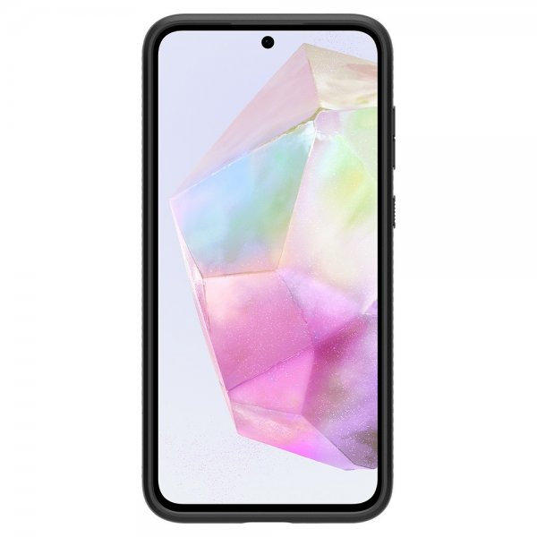 Spigen Samsung Galaxy A35 -suojakuori Liquid Air Matte Black