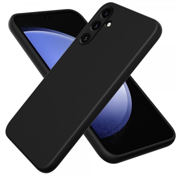 Samsung Galaxy A35 Kuori hihnalla Silikoni Musta