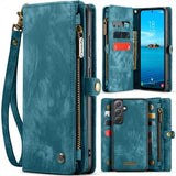 CaseMe Samsung Galaxy A36 -kotelo 008 Series irrotettava kuori, sininen