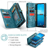 CaseMe Samsung Galaxy A36 -kotelo 008 Series irrotettava kuori, sininen