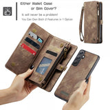 CaseMe Samsung Galaxy A36 -kotelo 008 Series irrotettava kuori ruskea