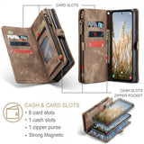 CaseMe Samsung Galaxy A36 -kotelo 008 Series irrotettava kuori ruskea