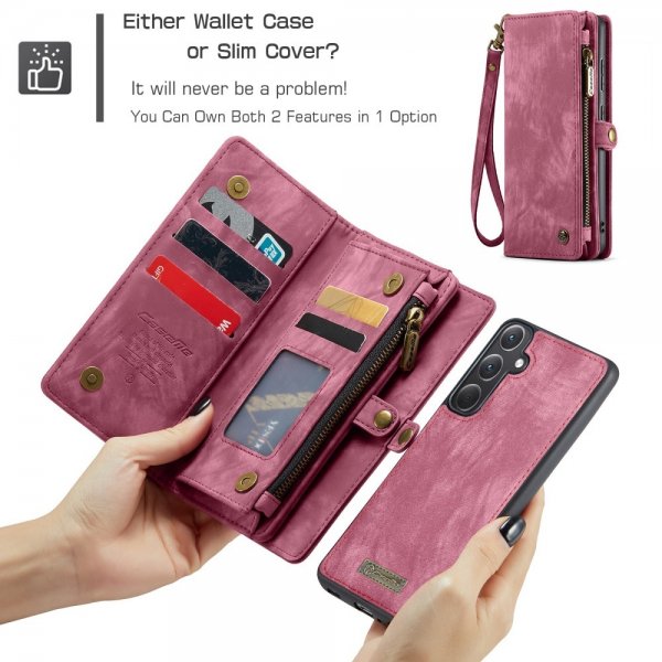 CaseMe Samsung Galaxy A36 -kotelo 008 Series Irrotettava kuori Punainen