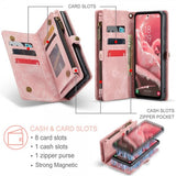 CaseMe Samsung Galaxy A36 -suojakotelo 008 Series, irrotettava kuori, vaaleanpunainen