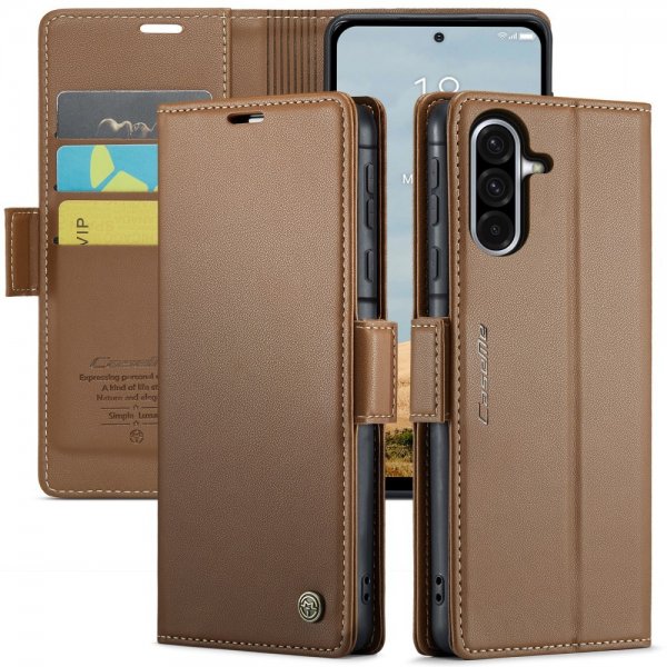 CaseMe Samsung Galaxy A36 suojakotelo 023-sarja Ruskea