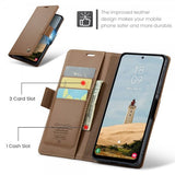 CaseMe Samsung Galaxy A36 suojakotelo 023-sarja Ruskea