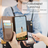 CaseMe Samsung Galaxy A36 suojakotelo 023-sarja Ruskea
