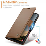 CaseMe Samsung Galaxy A36 suojakotelo 023-sarja Ruskea