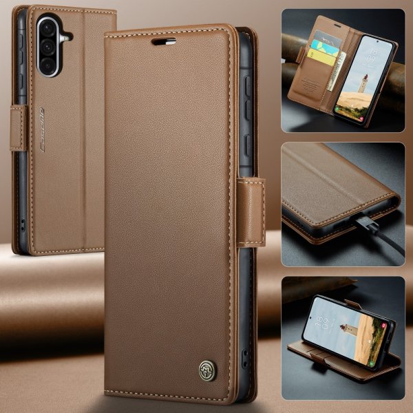 CaseMe Samsung Galaxy A36 suojakotelo 023-sarja Ruskea
