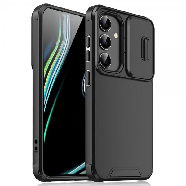 Samsung Galaxy A36/Galaxy A56 Suojakuori Camera Slide Musta