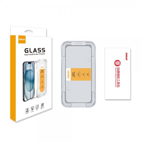 Enkay Samsung Galaxy A36/Galaxy A56 -näytönsuoja asennuskehyksellä Easy Install