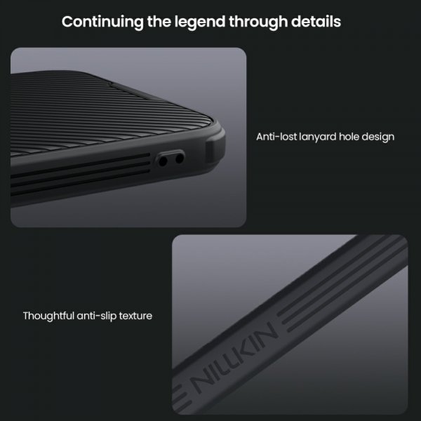 Nillkin Samsung Galaxy A36 CamShield Pro -suojakuori, musta
