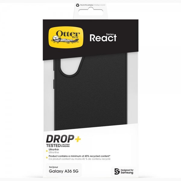 Otterbox Samsung Galaxy A36 Kuori React Musta