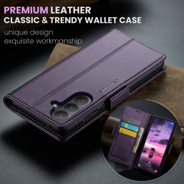 CaseMe Samsung Galaxy A37 -suojakotelo, 023 Series, violetti